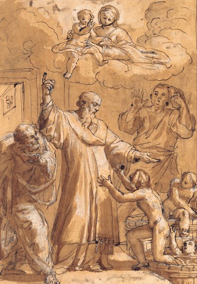 San Nicola di Bari Risveglia Tre Bambini da Pietro De Pietri